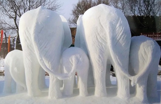 snow-elephants